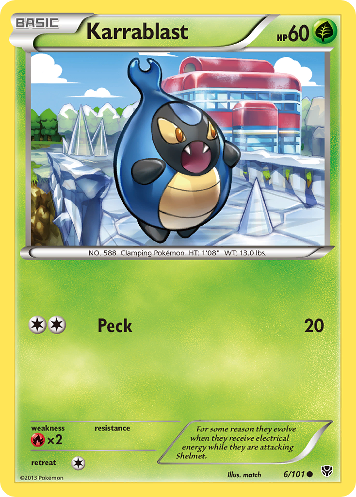 Karrablast (6/101) [Black & White: Plasma Blast] Reverse Holofoil