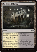 Neglected Manor [Duskmourn: House of Horror] Foil