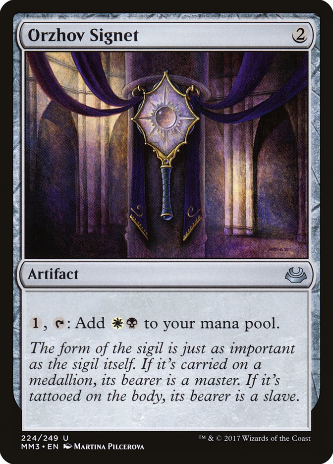 Orzhov Signet [Modern Masters 2017] Foil