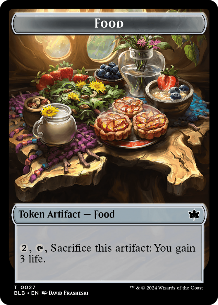 Food Token [Bloomburrow Tokens] Foil