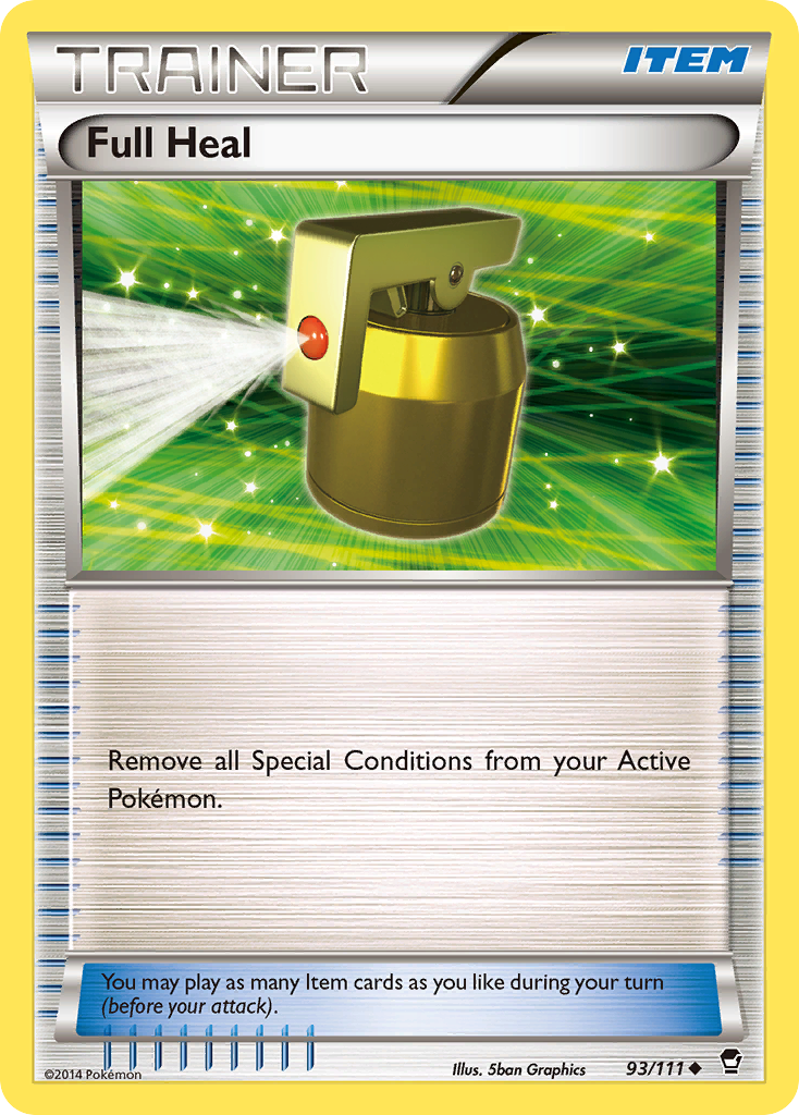 Full Heal (93/111) [XY: Furious Fists] Reverse Holofoil
