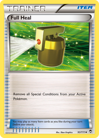 Full Heal (93/111) [XY: Furious Fists] Reverse Holofoil