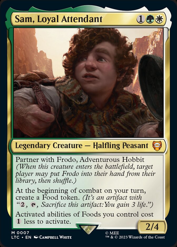 Sam, Loyal Attendant [The Lord of the Rings: Tales of Middle-Earth Commander] Foil