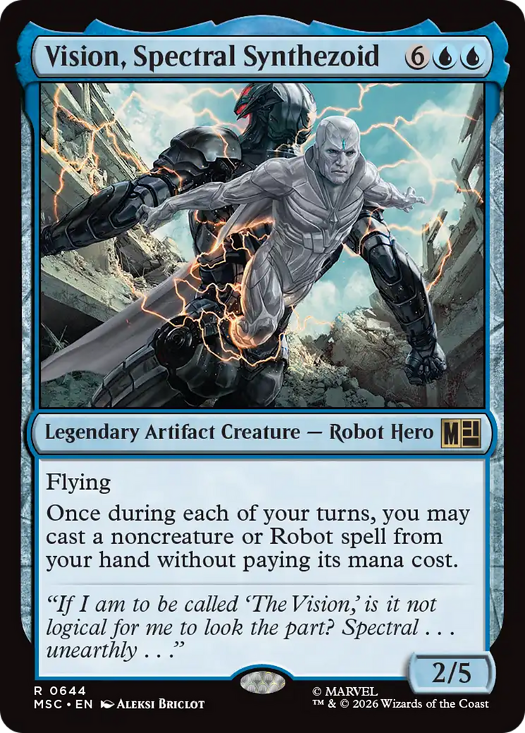 Vision, Spectral Synthezoid [Marvel Super Heroes Commander] Foil