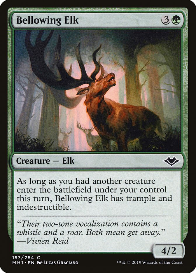 Bellowing Elk [Modern Horizons] Foil