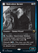 Malevolent Hermit // Benevolent Geist [Innistrad: Double Feature] Foil
