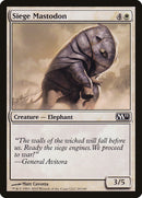 Siege Mastodon [Magic 2011] Foil