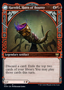 Birgi, God of Storytelling // Harnfel, Horn of Bounty (Showcase) [Kaldheim] Foil