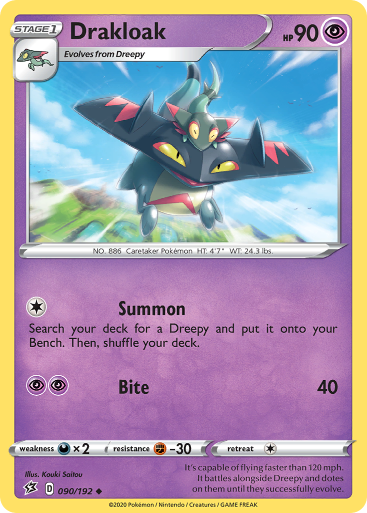 Drakloak (090/192) [Sword & Shield: Rebel Clash] Reverse Holofoil