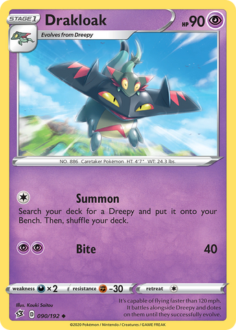 Drakloak (090/192) [Sword & Shield: Rebel Clash] Reverse Holofoil