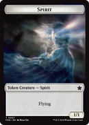 Spirit // Cat (0001) Doubled-Sided Token [Foundations Tokens] Foil