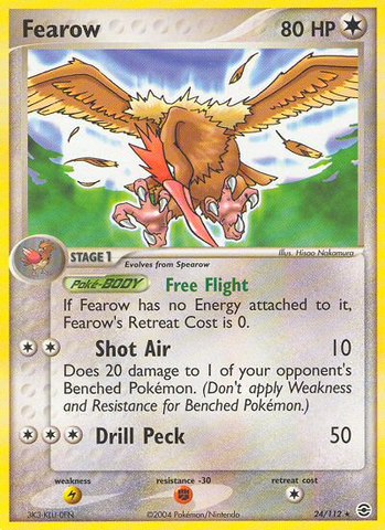 Fearow (24/112) [EX: FireRed & LeafGreen] Reverse Holofoil