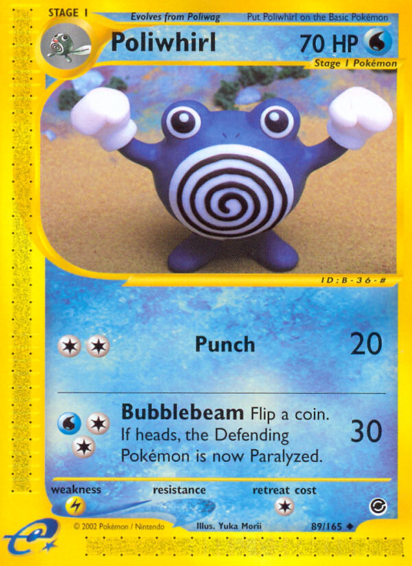 Poliwhirl (89/165) [Expedition: Base Set] Reverse Holofoil