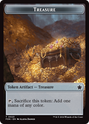 Food // Treasure Double-Sided Token [Foundations Tokens] Foil