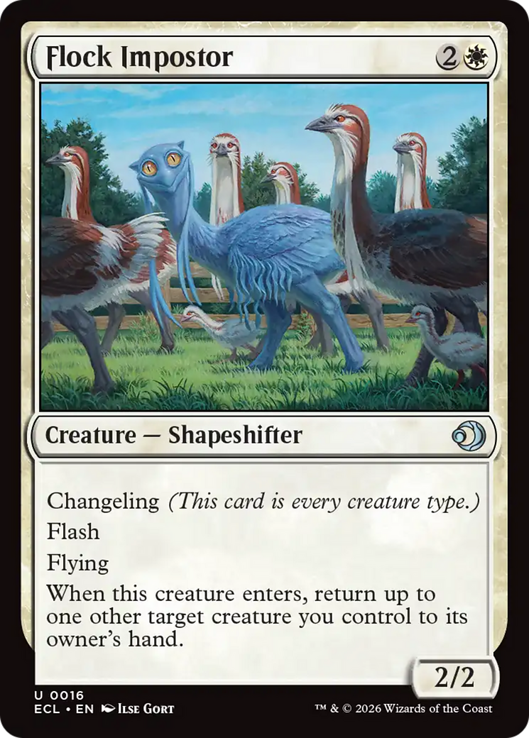 Flock Impostor [Lorwyn Eclipsed] Foil