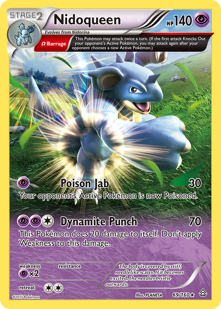 Nidoqueen (69/160) [XY: Primal Clash] Reverse Holofoil
