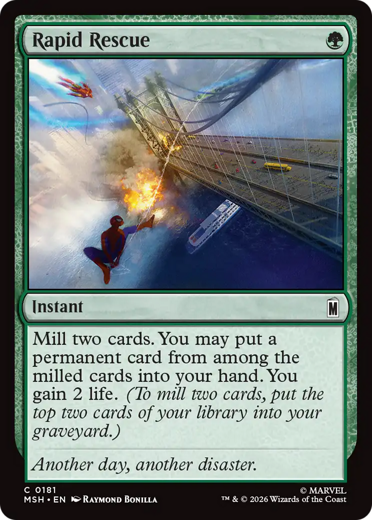 Rapid Rescue [Marvel Super Heroes] Foil