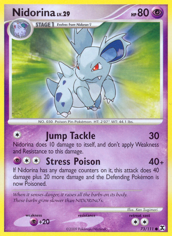 Nidorina (73/111) [Platinum: Rising Rivals] Reverse Holofoil