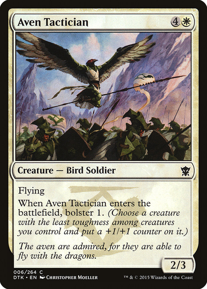 Aven Tactician [Dragons of Tarkir] Foil