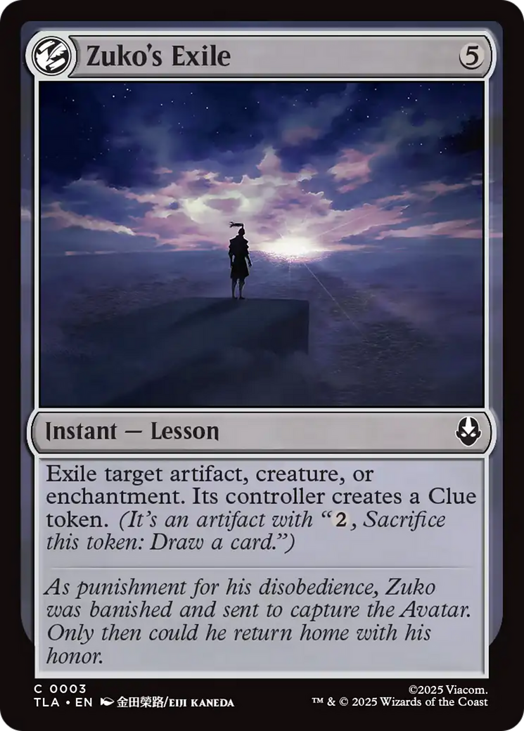 Zuko's Exile [Avatar: The Last Airbender] Foil