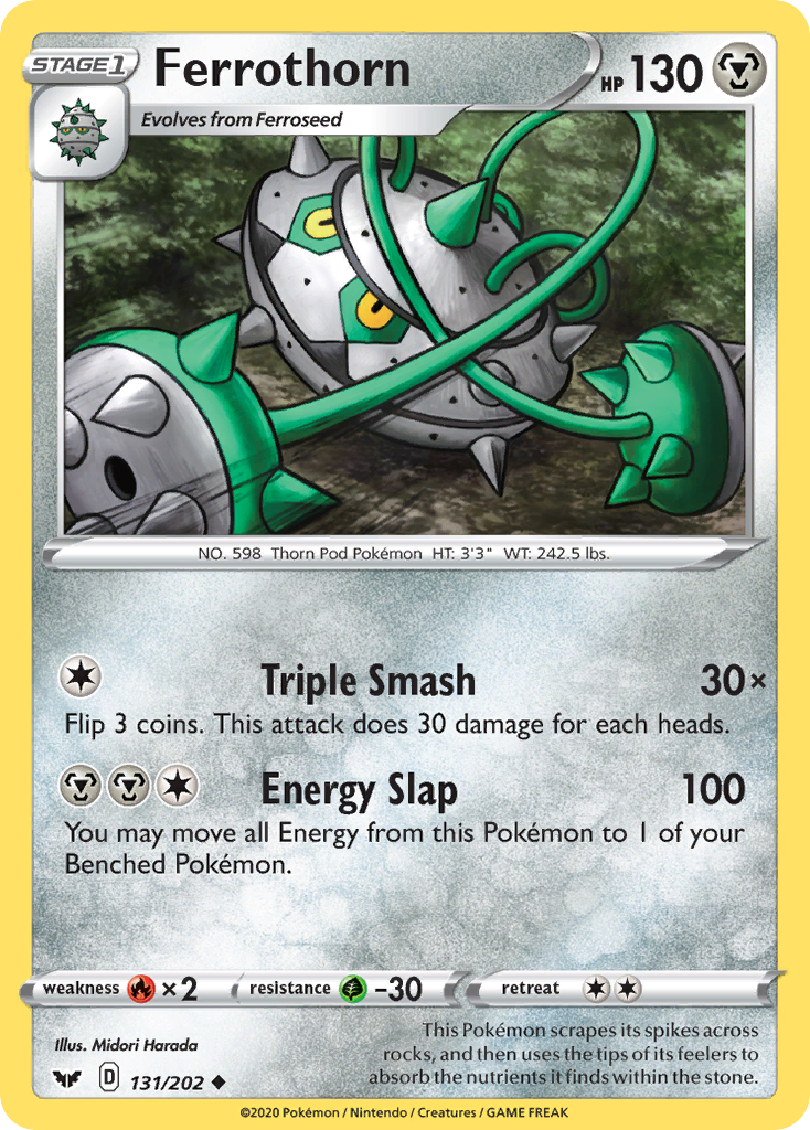 Ferrothorn (131/202) [Sword & Shield: Base Set] Reverse Holofoil