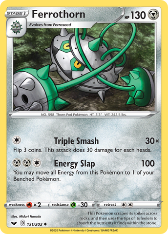 Ferrothorn (131/202) [Sword & Shield: Base Set] Reverse Holofoil