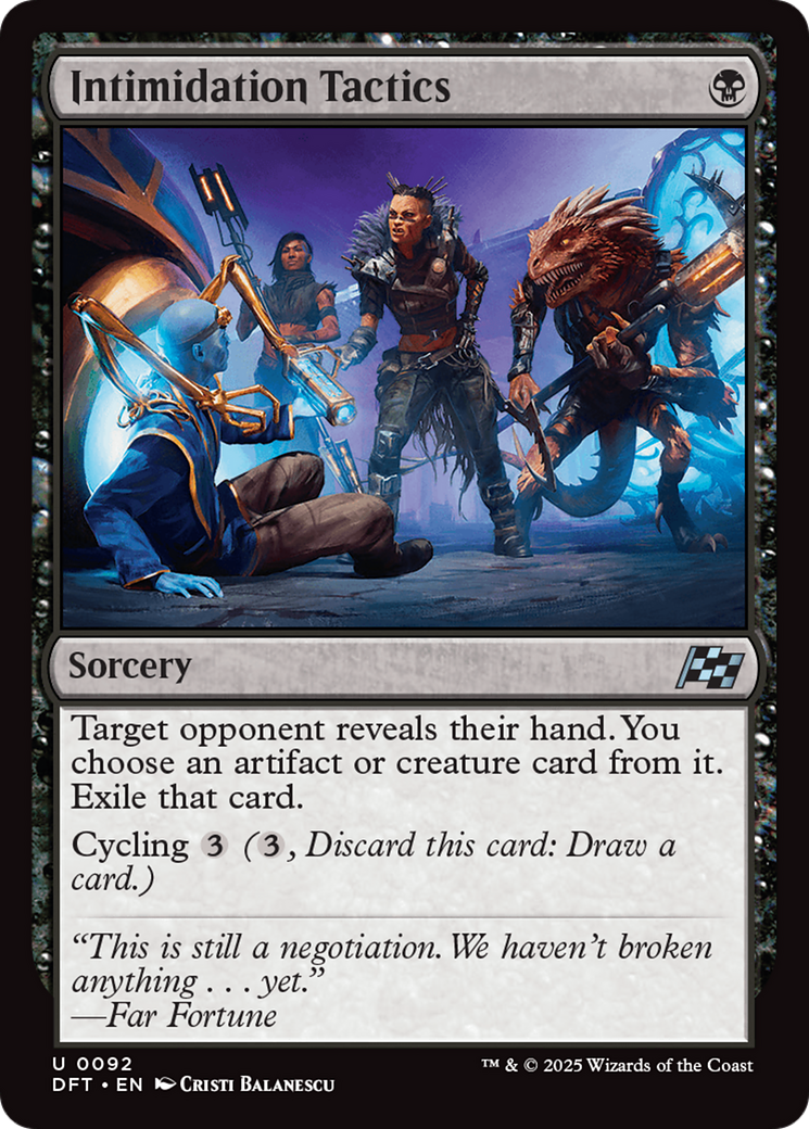 Intimidation Tactics [Aetherdrift] Foil