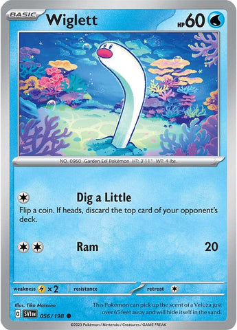 Wiglett (056/198) [Scarlet & Violet: Base Set] Reverse Holofoil