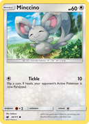 Minccino (85/111) [Sun & Moon: Crimson Invasion] Reverse Holofoil