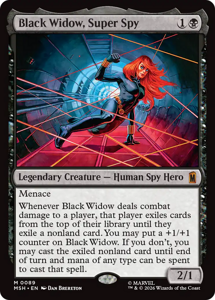 Black Widow, Super Spy [Marvel Super Heroes] Foil