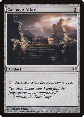 Carnage Altar [Zendikar] Foil