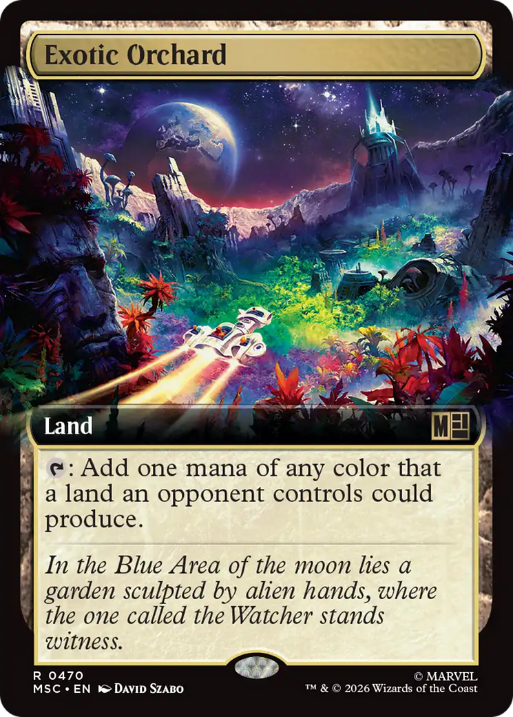 Exotic Orchard (Extended Art) [Marvel Super Heroes Commander] Foil