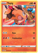 Tepig (023/163) [Sword & Shield: Battle Styles] Reverse Holofoil