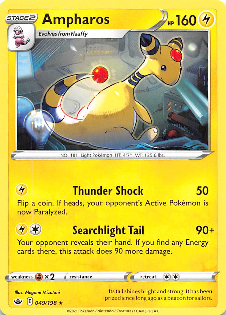 Ampharos (049/198) [Sword & Shield: Chilling Reign] Reverse Holofoil