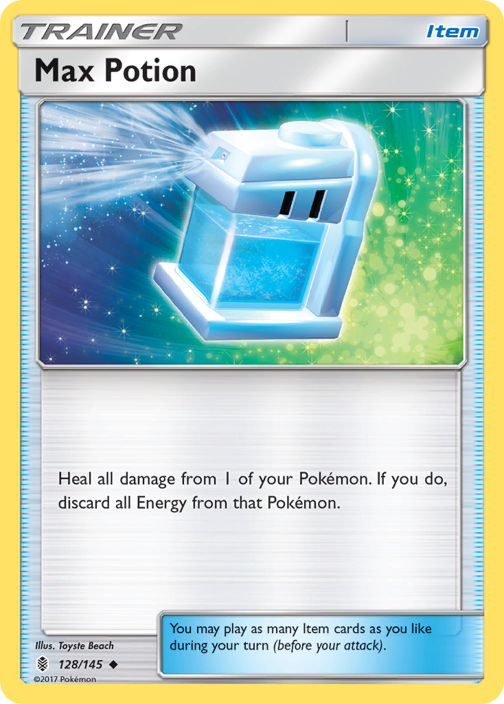 Max Potion (128/145) [Sun & Moon: Guardians Rising] Reverse Holofoil