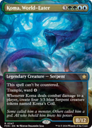 Koma, World-Eater (Borderless) [Foundations] Foil