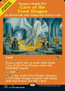 Cave of the Frost Dragon (Dungeon Module) [Dungeons & Dragons: Adventures in the Forgotten Realms] Foil
