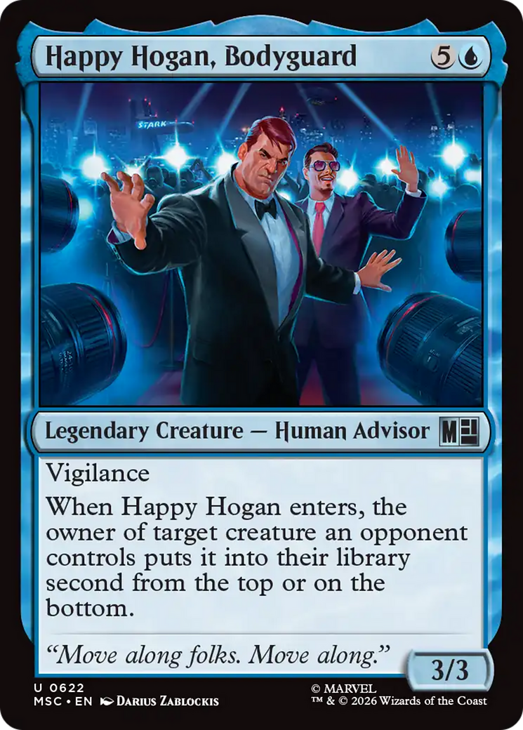 Happy Hogan, Bodyguard [Marvel Super Heroes Commander] Foil