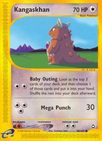 Kangaskhan (88/147) [Aquapolis] Reverse Holofoil