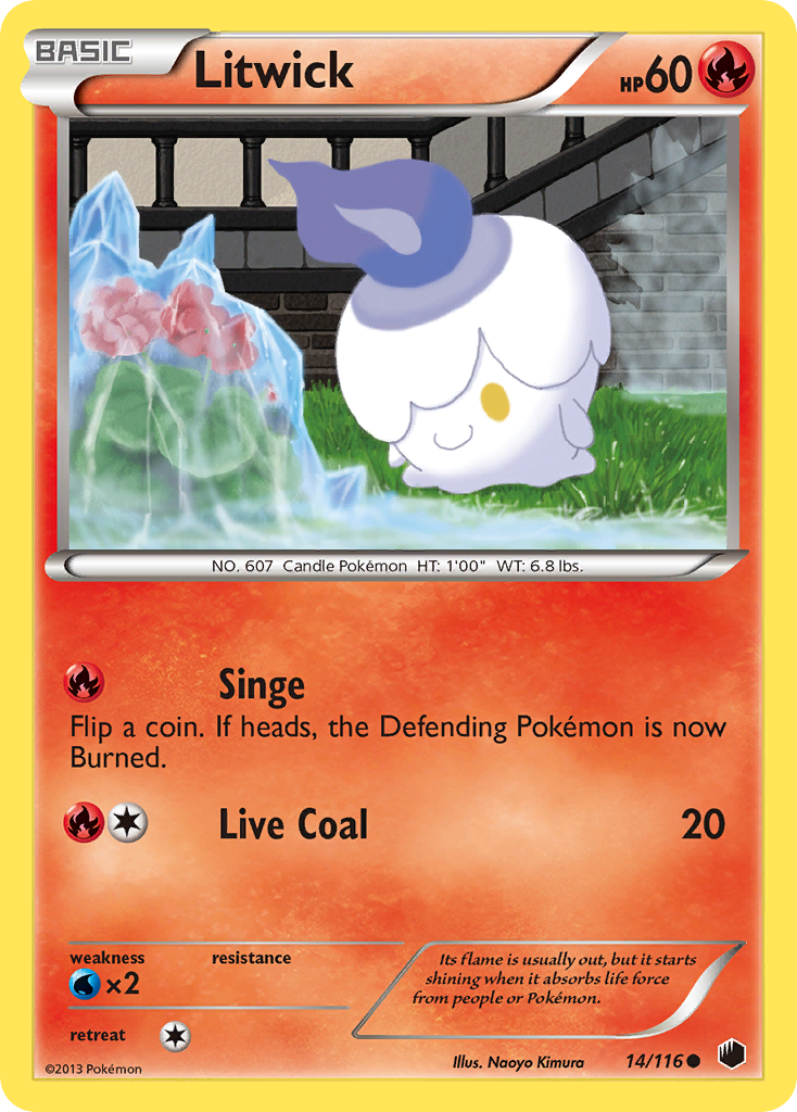Litwick (14/116) [Black & White: Plasma Freeze] Reverse Holofoil