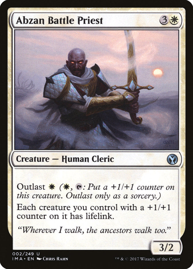 Abzan Battle Priest [Iconic Masters] Foil