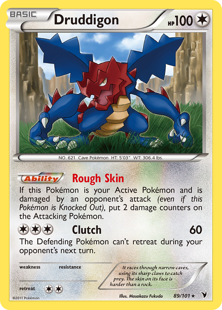Druddigon (89/101) [Black & White: Noble Victories] Reverse Holofoil