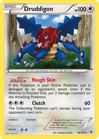 Druddigon (89/101) [Black & White: Noble Victories] Reverse Holofoil