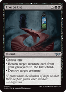Live or Die [Duskmourn: House of Horror] Foil