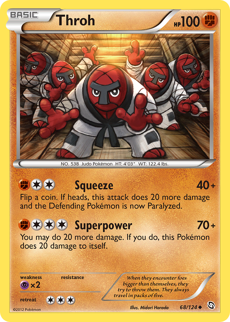 Throh (68/124) [Black & White: Dragons Exalted] Reverse Holofoil
