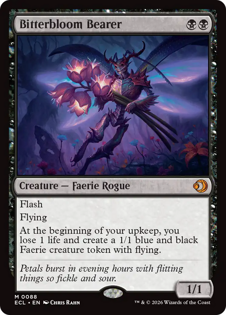 Bitterbloom Bearer [Lorwyn Eclipsed] Foil