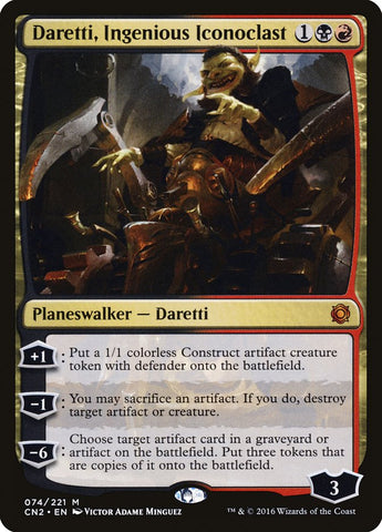 Daretti, Ingenious Iconoclast [Conspiracy: Take the Crown] Foil