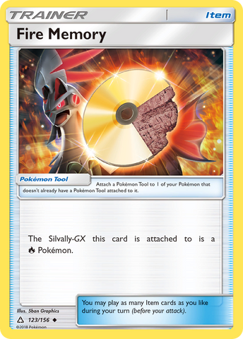 Fire Memory (123/156) [Sun & Moon: Ultra Prism] Reverse Holofoil