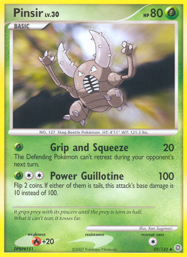Pinsir (59/132) [Diamond & Pearl: Secret Wonders] Reverse Holofoil