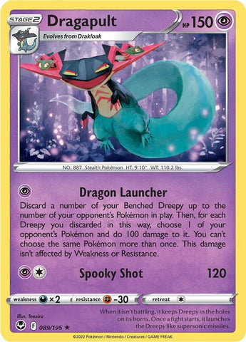Dragapult (089/195) [Sword & Shield: Silver Tempest] Reverse Holofoil